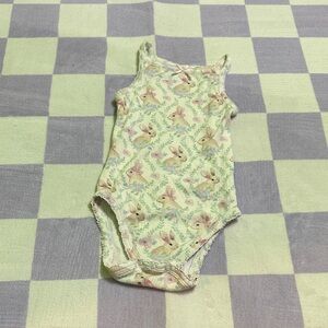 Posh Peanut Pastel Bunny Print Bodysuit